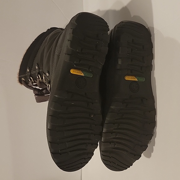 Timberland Snow Boot size 7 uk 5 eur 38 black tall sherpa lining black - Picture 4 of 9